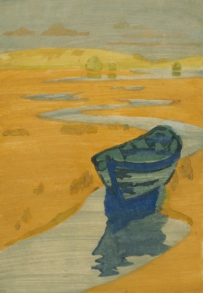 The Derelict（失われた船） 作： Arthur Wesley Dow